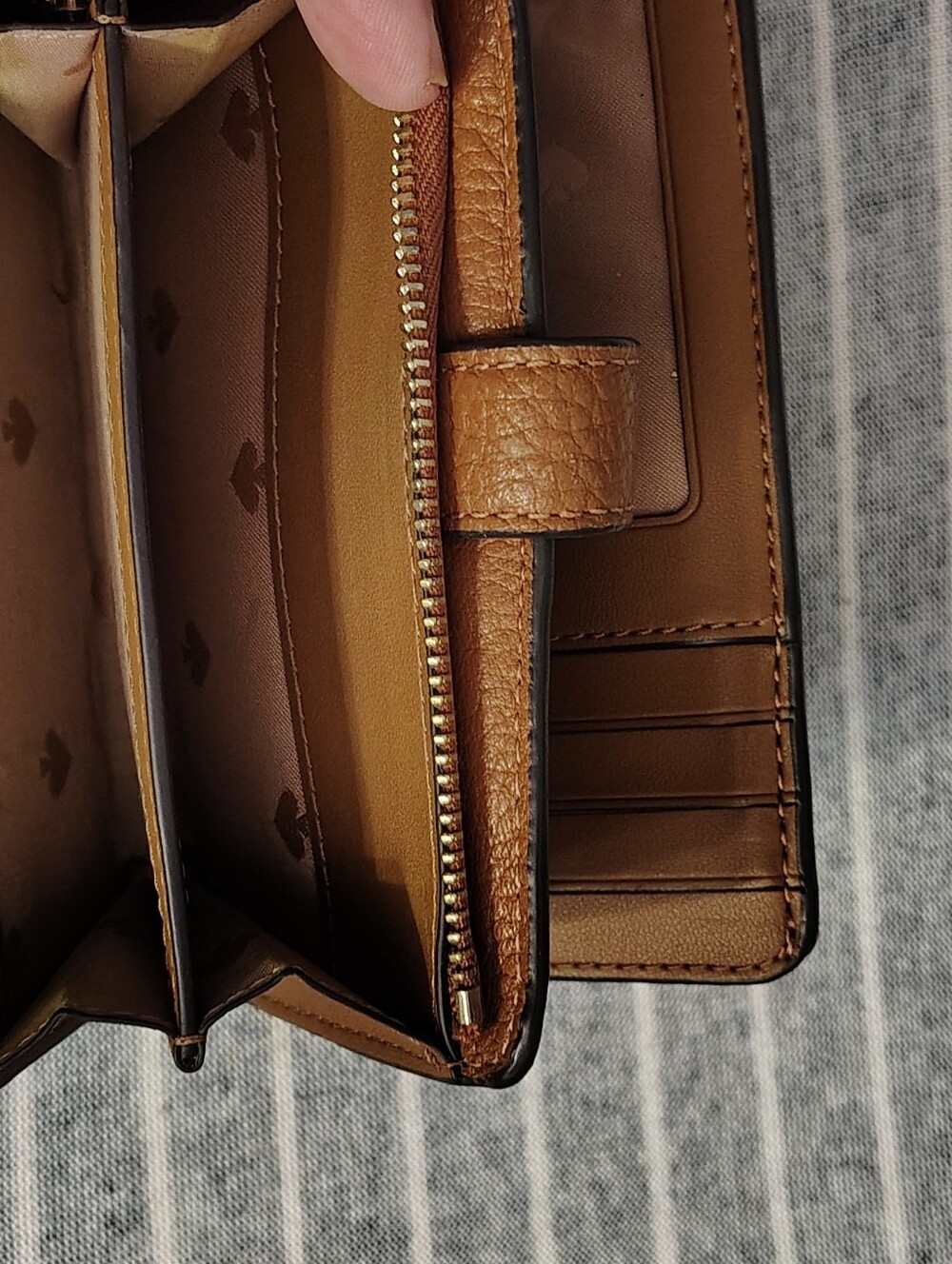 Kate Spade Light Brown Leather Wallet - Picture 4 of 4